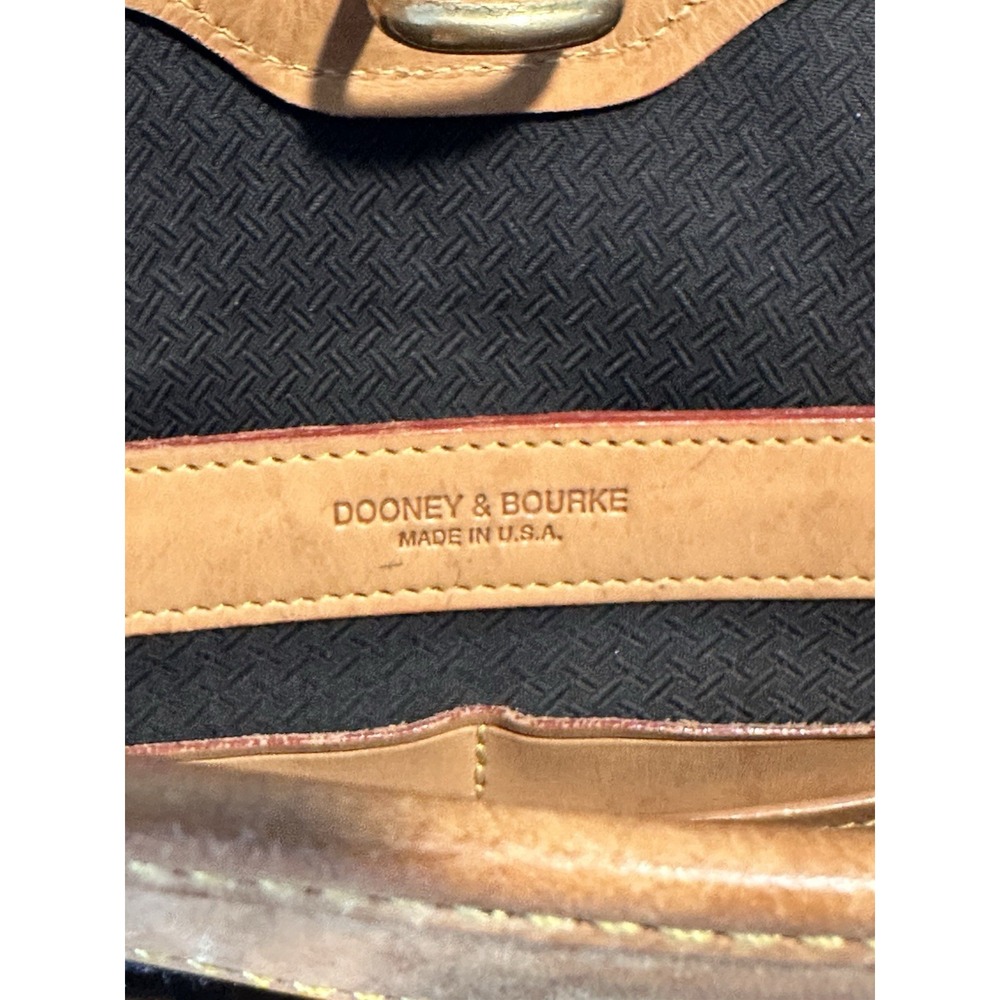 Dooney & Bourke Black and Tan Hobo Bag - Picture 13 of 16